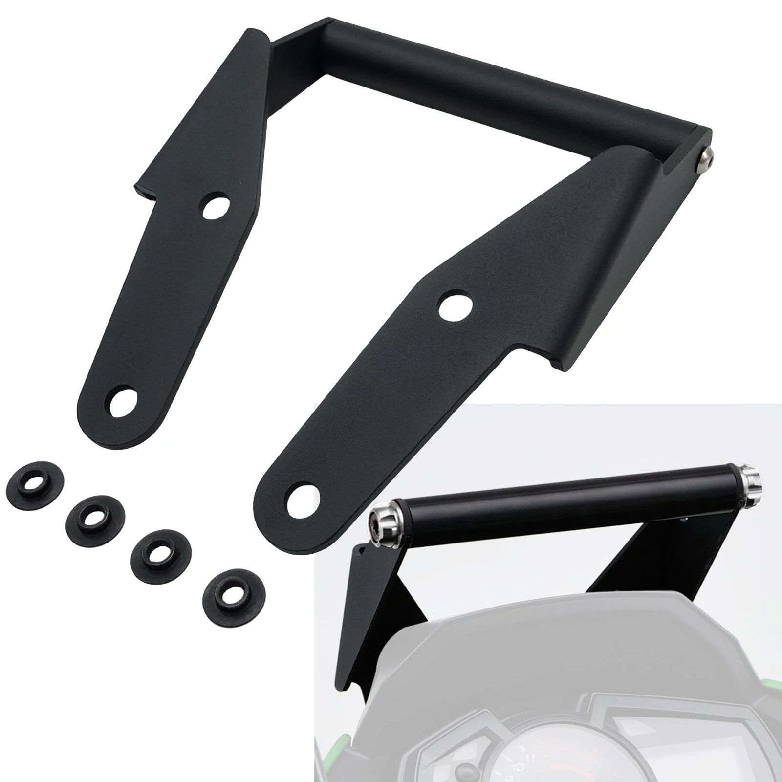 

Motorcycle GPS Navigation Handlebar Bracket Extension Support For KAWASAKI VERSYS-X250 2017-2021