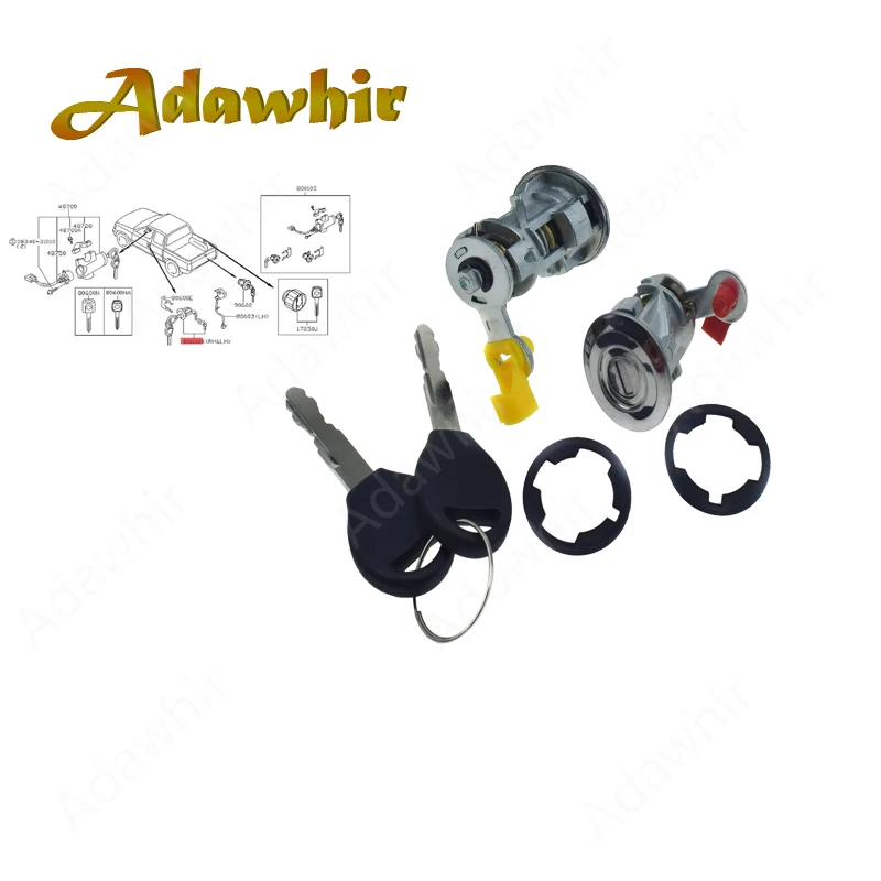 

Door Lock Cylinder Keys Key Kit For Nissan Altima Frontier Pathfinder DL-121,H0600-3J125,H0601-3J125,H0600-3S500,H0600-3J185