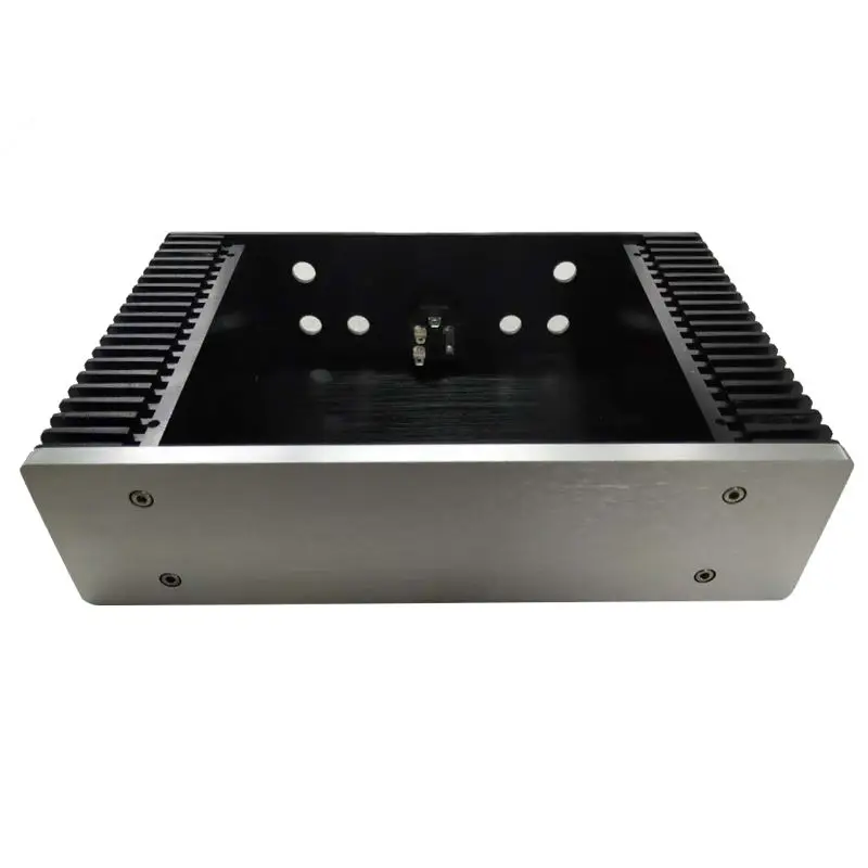 Aluminum Enclosure Double Radiator Audio Power Amplifier Chassis 260W70H166L Factory Price Aluminum Extrusion Shell