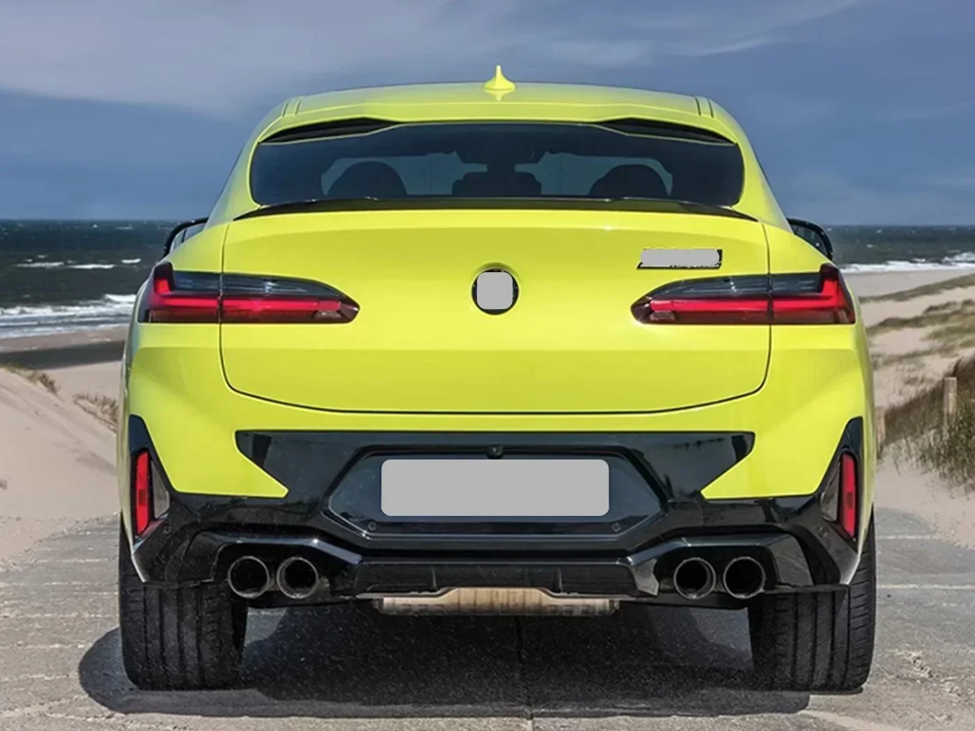 طقم هيكل G02 عالي الجودة لسيارة BMW X4 G02(2022-2025) ترقية X4M المعدلة Body Kit X4 Upgard إلى المصد الأمامي X4 M #4