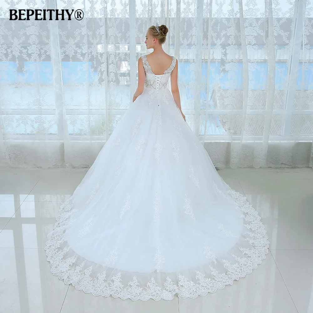 Đầm Vestido Novia Lệch Vai BẦU ĐẦM Dự Tiệc Không Tay Vintage Cỡ Ren Cô Dâu Váy 2021