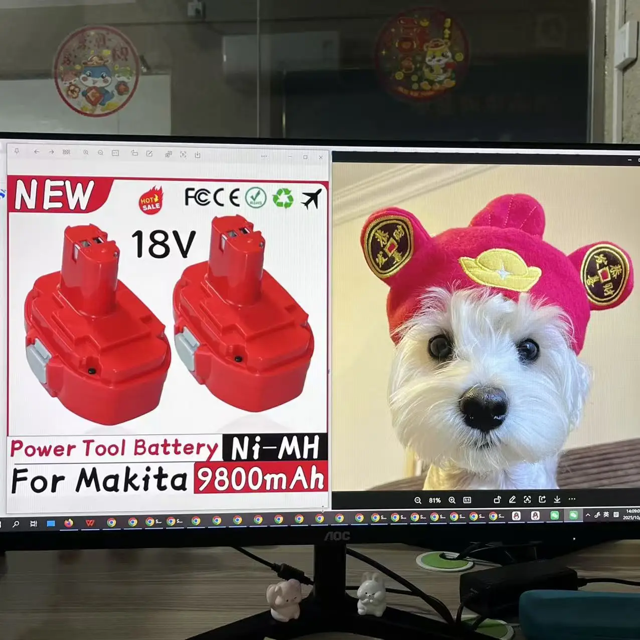 

For Makita 18V Battery Tools 9800mah Ni-MH Rechargeable Battery For Makita PA18 1822 1834 1823 1833 1835 192827-3 Power Tools