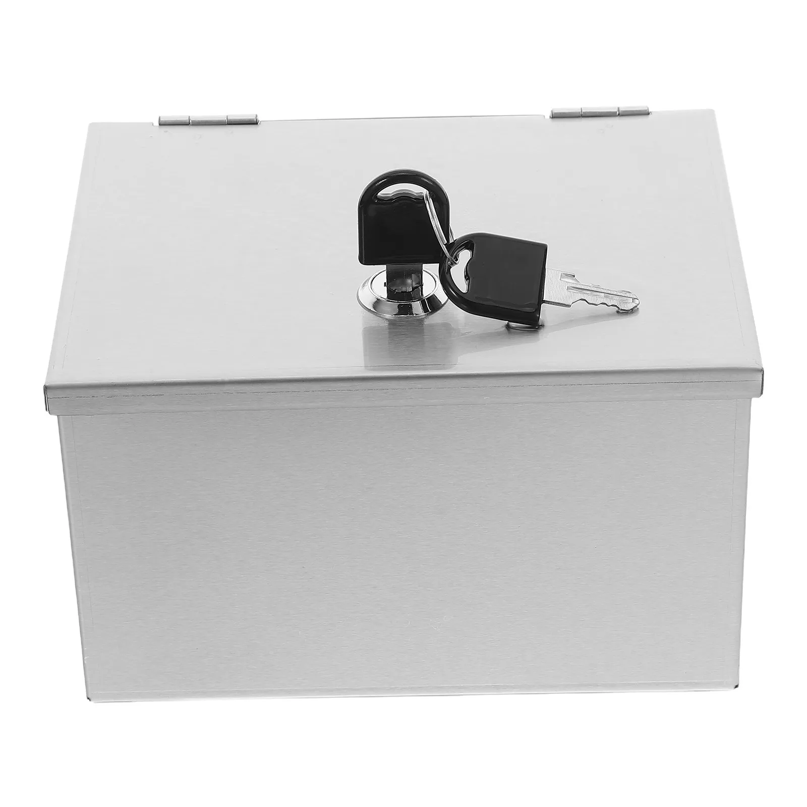 Lockable Stainless Steel Outdoor Waterproof Electrical Box Socket Enclosure Cover Wall Mount Protective Case Weatherproof Power