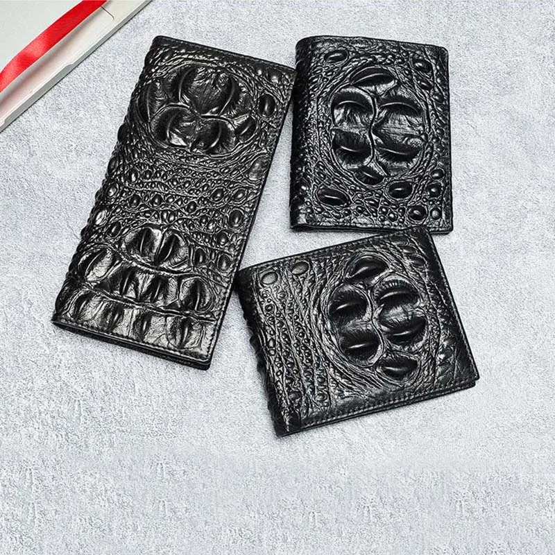 Męski portfel z prawdziwej skóry bydlęcej długi Bifold z zamkiem błyskawicznym z portfel na karty portfel długa torba męska kopertówka