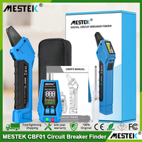 MESTEK Circuit Breaker Finder Electric Tester AC 120V Detect Common Wire Faults US Plug GFCI Outlet Meter Lock Indicator CBF01