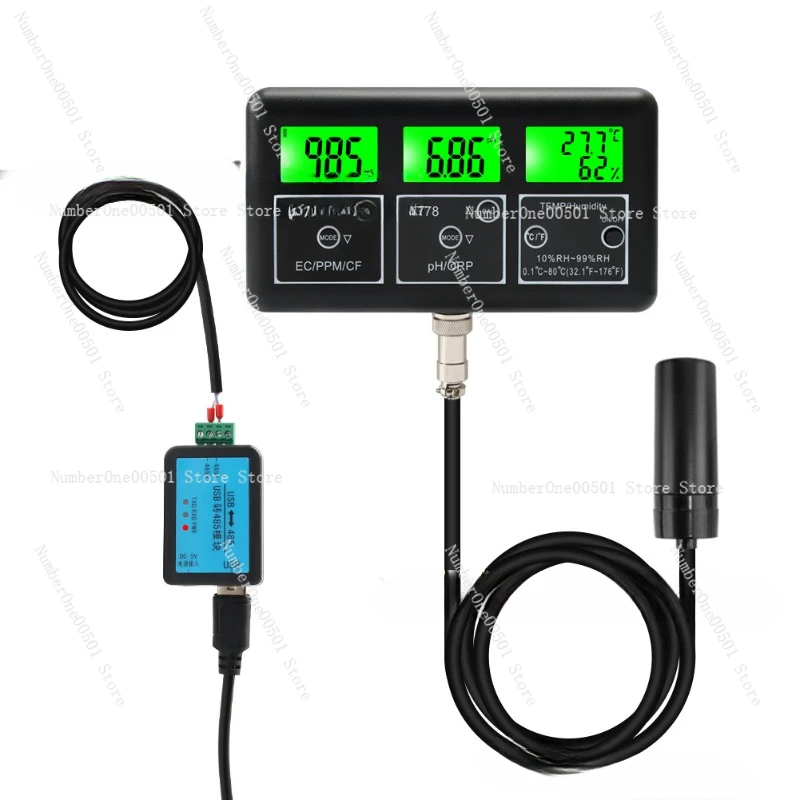 

RS485 module seven-in-one water quality tester PH pH/TDS/EC conductivity/ORP online monitoring