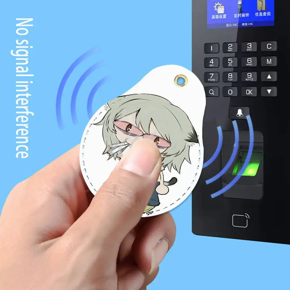 Chainsmoker Cat Anime Protective Case For Apple AirTag/Access Card Holder/Pet Anti-Loss Tracking Device