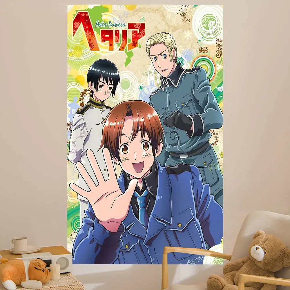 Anime Cartoon Hetalia Axis Powers Cartoon Tapestry Wall Hanging Decoration Household Home Decor