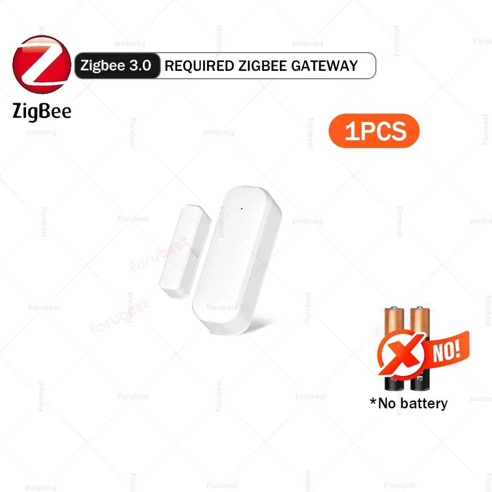 Zigbee Deursensor Raamsensor Draadloze magnetische open gesloten detector Smart Home Security Inbraaksensor voor Tuya Z2M HA Hub