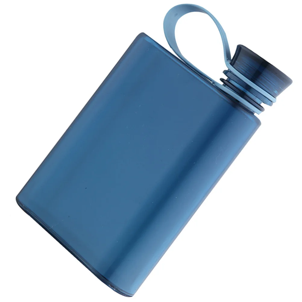 

Portable Water Bottle Flat Reusable Leak-Proof Travel Kettle For Outdoor Gym Hiking Camping Sports A5 Clear Container
