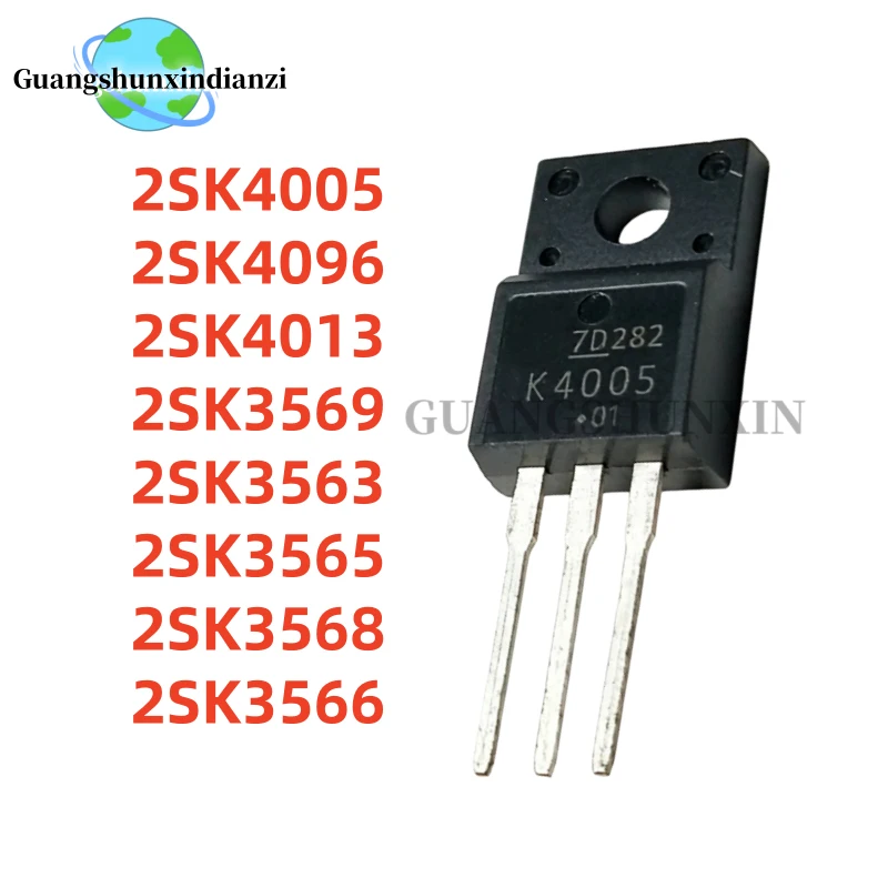 10PCS/ K4005 K4096 K4013 K3569 K3563 K3565 K3568 K3566 TO-220F 2SK4005 2SK4096 2SK4013 2SK3569 2SK3563 2SK3565 2SK3568 2SK3566