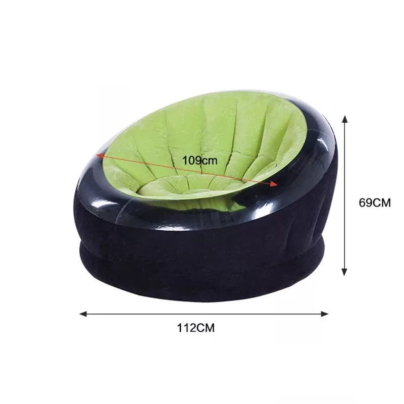 INTEX 68581 Outdoor PVC Flocking Inflatable Air Sofa