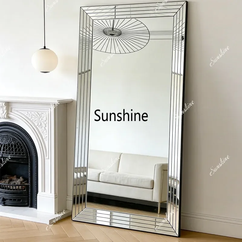 Modern simple full-body full-length mirror clothing store fitting mirrorTJ