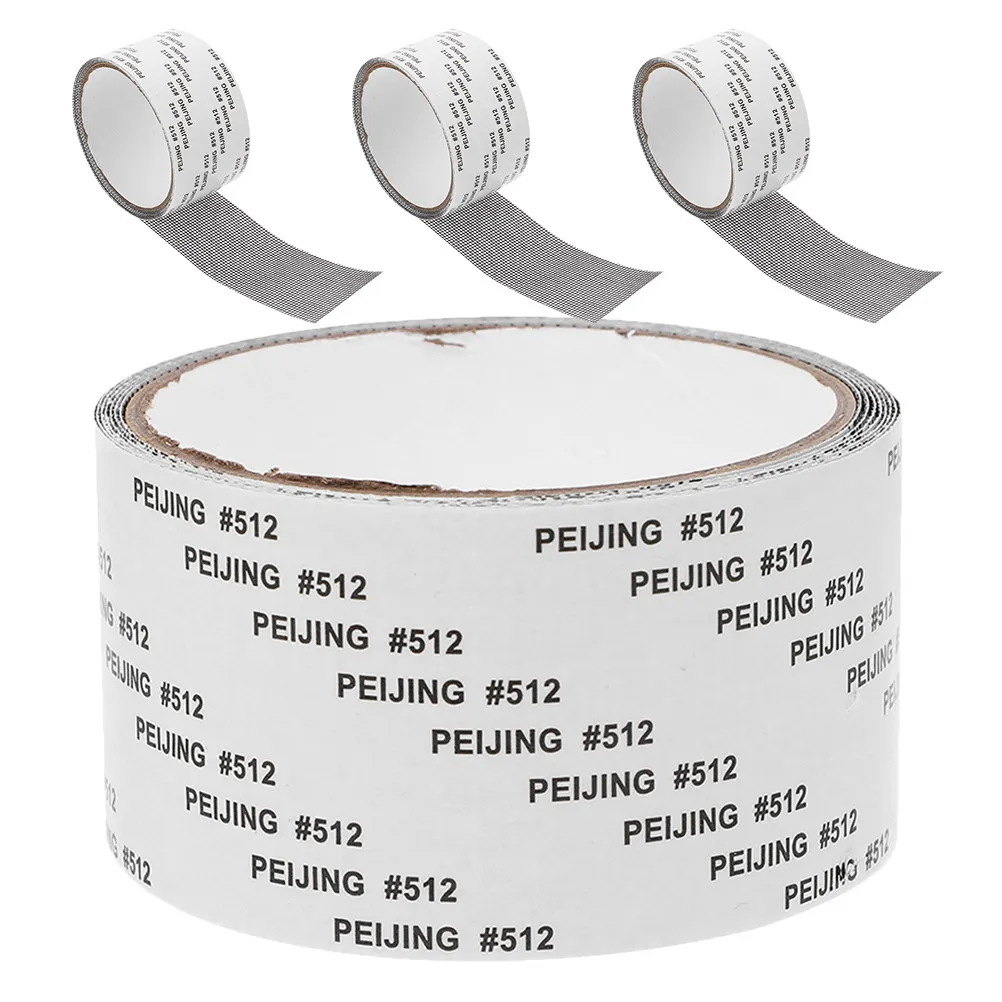 4 Rolls Window Screen Repair Tape Strong Adhesive PVC Mesh Patch Kit for Screen Door Tent Swimming Pool Rv Glass Window Rip Hole