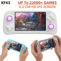 XF43 Retro Handheld Video Game Console Linux System 3.5 Inch IPS Screen Portable Pocket Video Player 64G 128GB Games Kid Gift