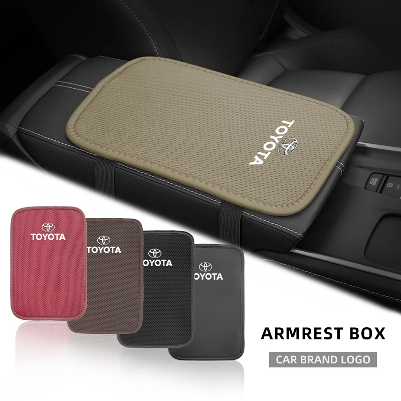 سيارة مركز وحدة التحكم مسند الذراع صندوق حصيرة حماية الوسادة اكسسوارات لتويوتا غازو سباق كورولا يارس شر أوريس Rav4 بريوس برادو #1
