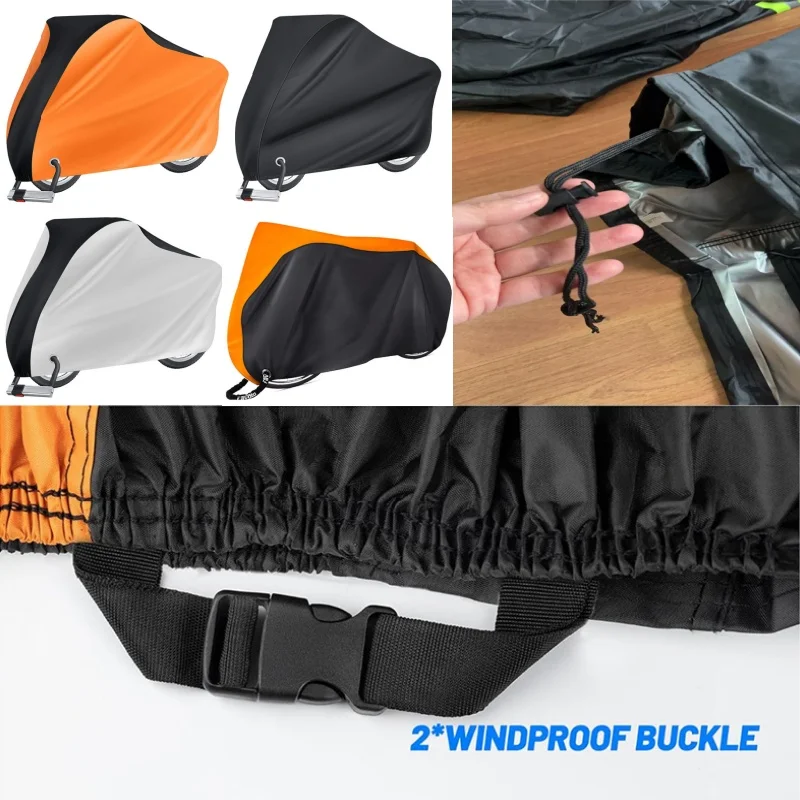 

Electric Scooter Bicycle Snow Cover Insulation Protection Adjustable Buckle Rubber Band Protection Cover