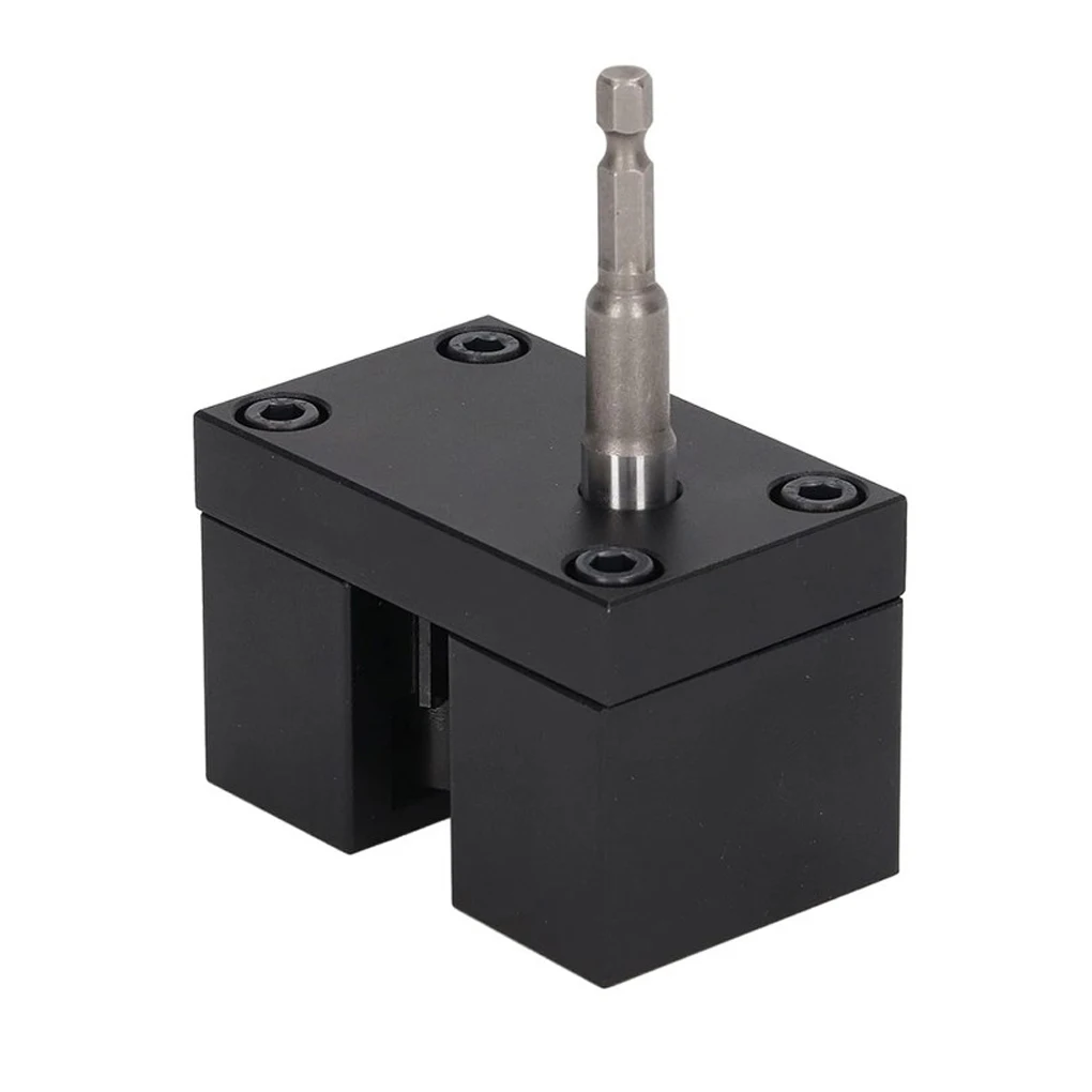for Power Assisted Pipe Crimper for Round Metal Air Ducts Featuring Shock Drive Compatibility and Hex Shank Design
