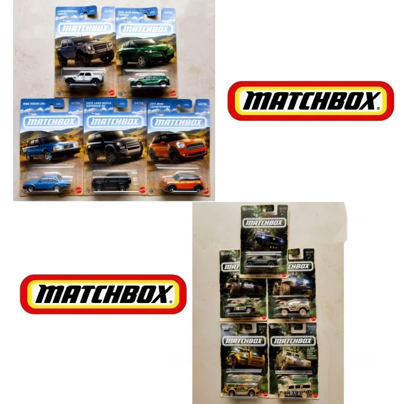

Mattel Matchbox 2025 1:64 Scale Die-Cast Cars Volvo Lamborghini Mini - Assorted Models GGF12 Case for Collectors
