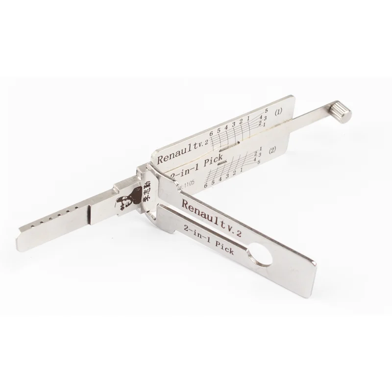 

Оригинальный Lishi Ganzua 2 в 1 для инструментов Renault V.2, китайские принадлежности L, оксисарный выбор