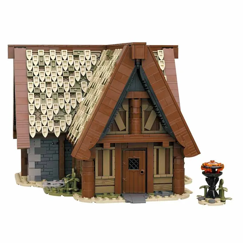 2772PCS MOC Viking Skyrim Province Whiterun City Breeze House Model - Giocattolo da costruzione fai-da-te - Regalo di compleanno per bambini