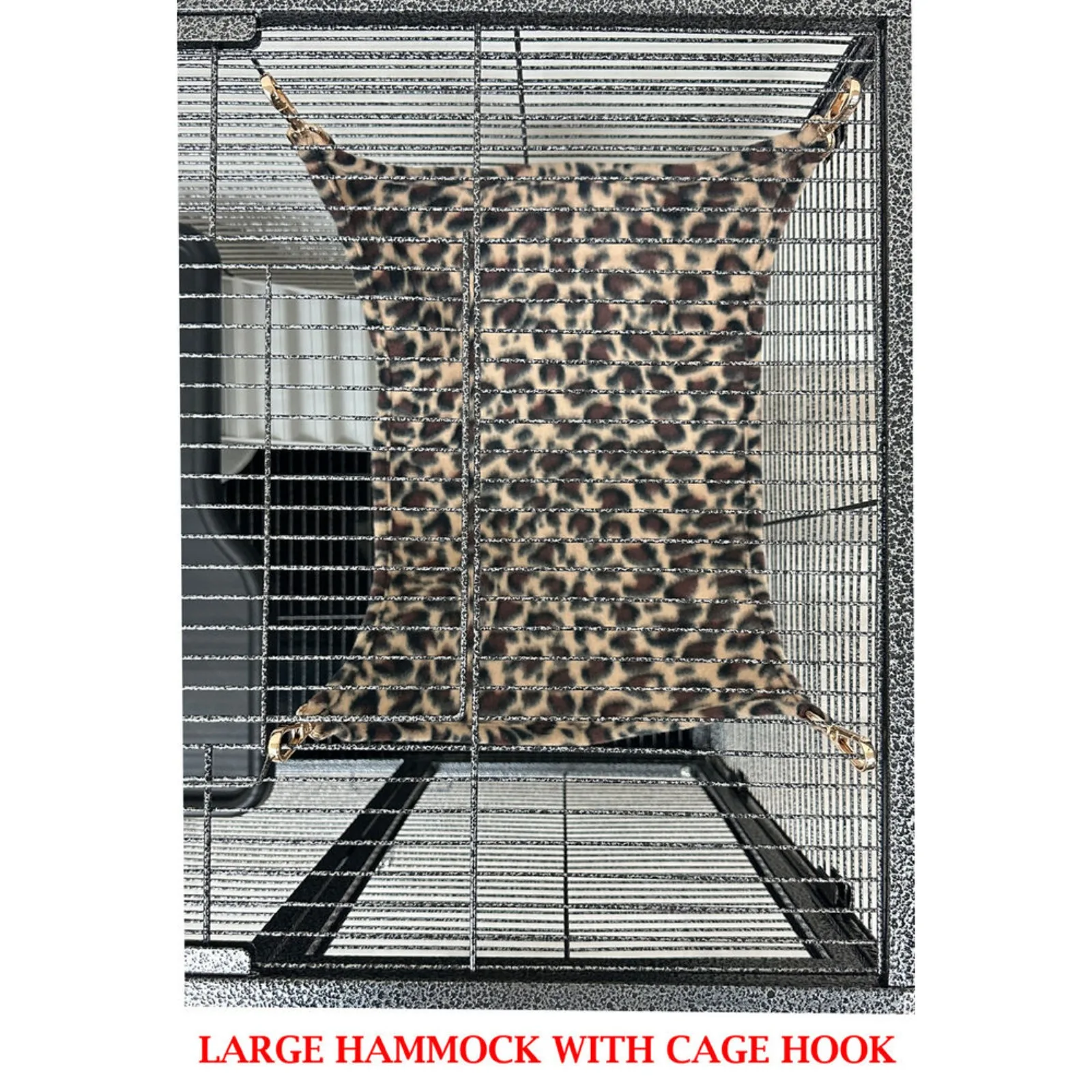 LARGE 2-Tiers 1/2-inch Bar Ferret Chinchilla Guinea Pig Rat Mice Hammock Cage United States