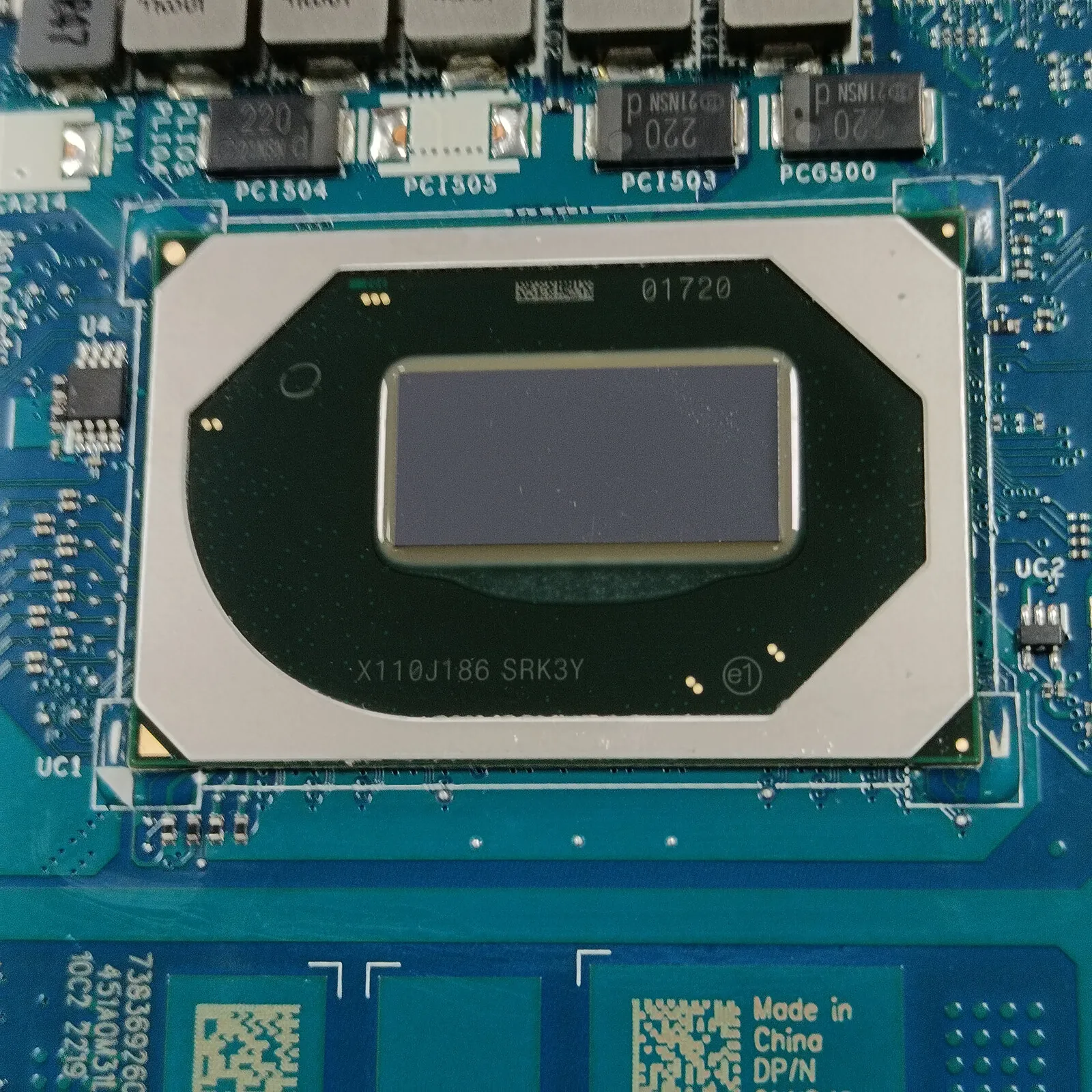 0VKDJ6 VKDJ6 For Dell G15 5510 Laptop Motherboard System Mainboard Onboard CPU GDL55 LA-K661P SRK3Y i7-10870H RTX3060 - 6GB