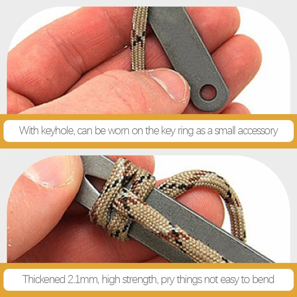 

5Pcs Stainless Steel Mini Pry Bars Pocket Crank Crowbars Nail Remover Keychain Pocket Pry Bar Mini Crowbar