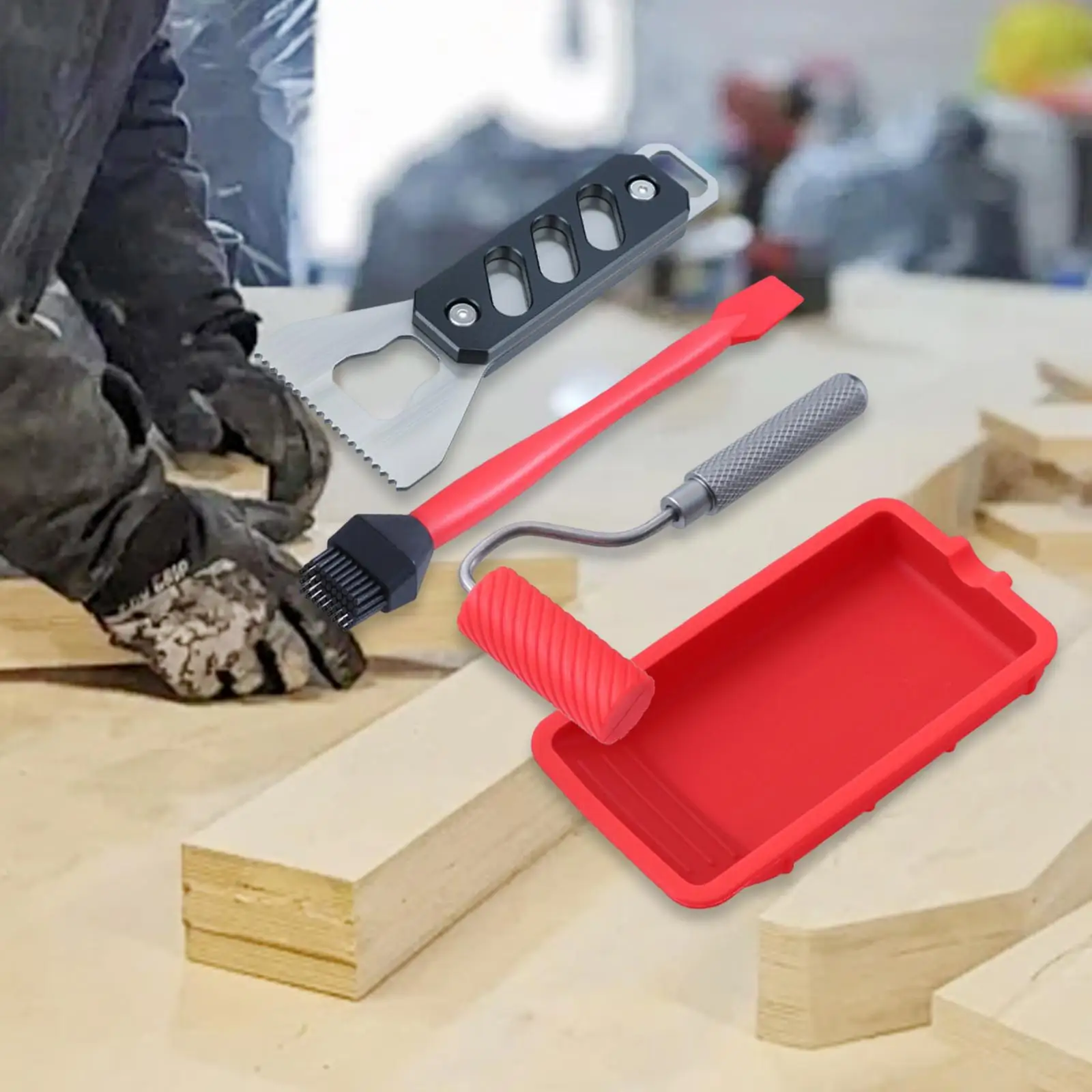 

Glue Spreader Easy to Use Practical Glue Roller Hand Tool for Woodworking DIY