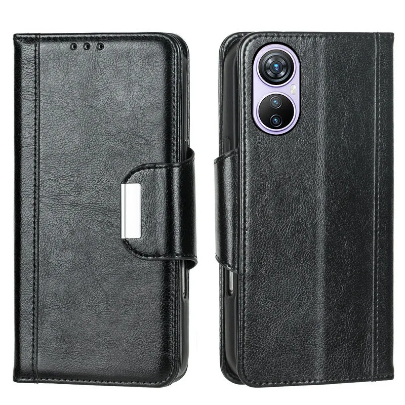 

Magnetic button PU leather Flip card Slot Wallet Cover For Blackview A96 A200 A53 A52 A55 Pro A85 A95 A50 shockproof phone Case