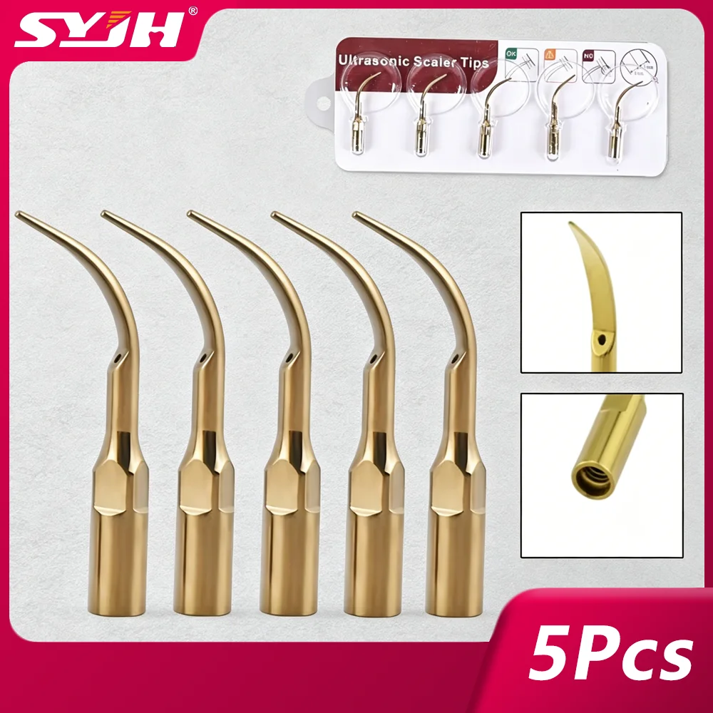 

1/5PCS Dental Ultrasonic Scaler Tips – Fit EMS Woodpecker DTE SATELEC Handpiece for Scaling & Periodontics Medical Accessories