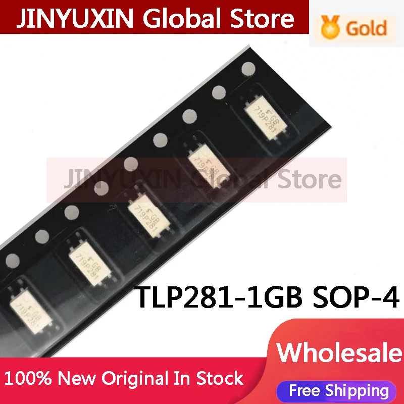 20-50Pcs TLP281 TLP281-1GB P281 SOP-4  TLP281-1  IC in Stock Wholesale