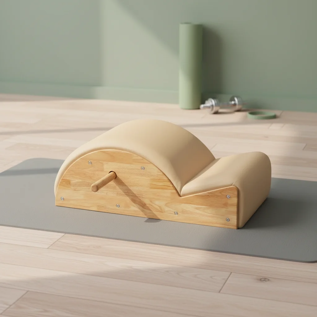 Durable Oak Solid Wood Portable Body Balance Adjustable Back Support Posture Pilates Studio Health Spinal Orthotics