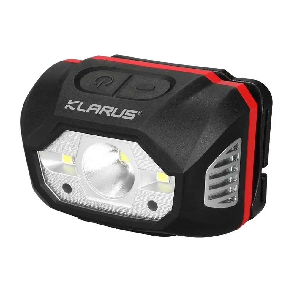 KLARUS HM1 Potente lampada frontale XPG-3 440LM Faro con regolazione dell'angolo di 60 gradi per arrampicata, ciclismo, campeggio