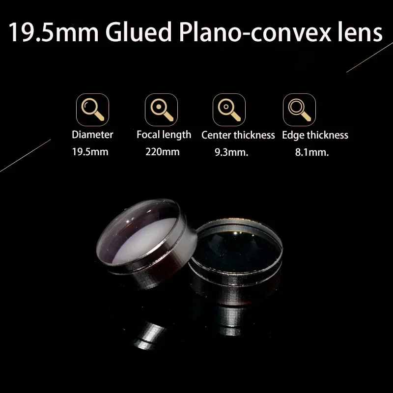 Imaging Experimental Stage With Light Magnifying Glass Sight For Glued Convex Lens