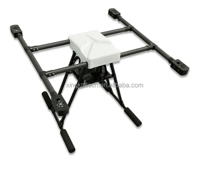 Kit UAV Quadrotor portabel 4-rotor, pengangkat stabil berat serat karbon 1.5kg untuk 4-AS, peralatan survei, suku cadang bingkai