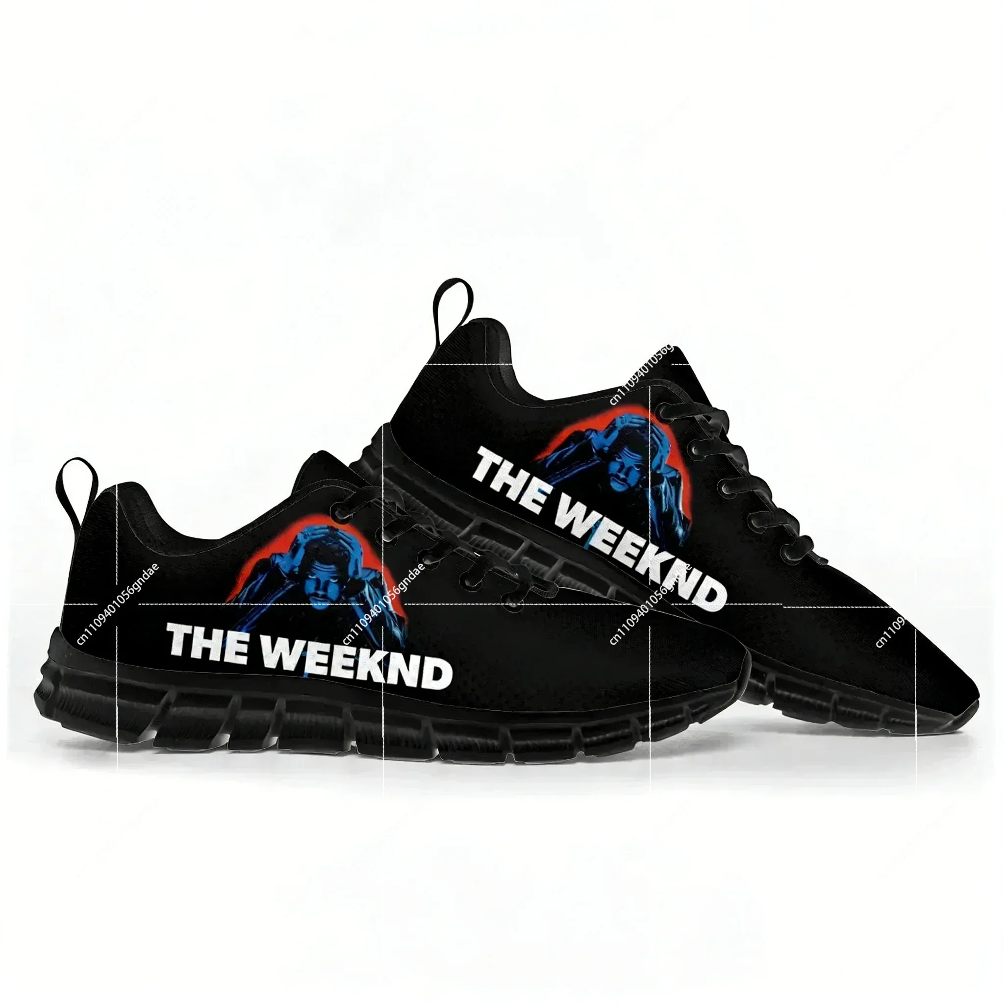 The Weeknd Singer Pop Sports Shoes Mens Womens Sneakers Casual Custom Couple Shoes BlackCustom Shoes For Men And Women