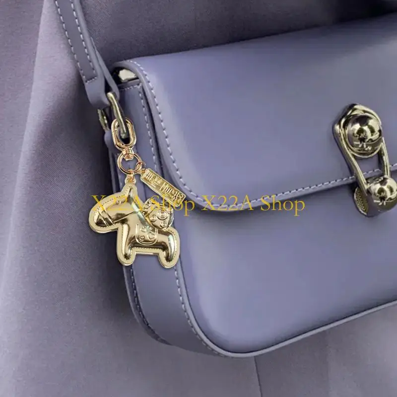 Unique Prosperity Symbol Keychain Embodying Cartoon Horse And Immediately Rich Blessing For Luck Enhancement