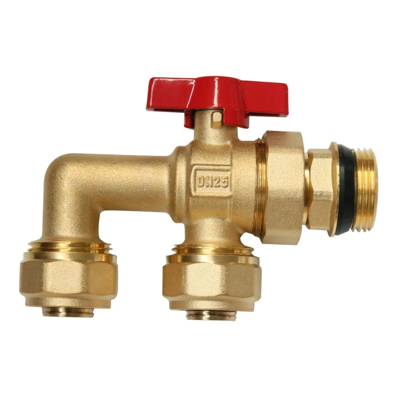 

F valve all copper aluminum-plastic 25 ball double union 1 inch DN25 with outer diameter 25 aluminum-plastic pipe