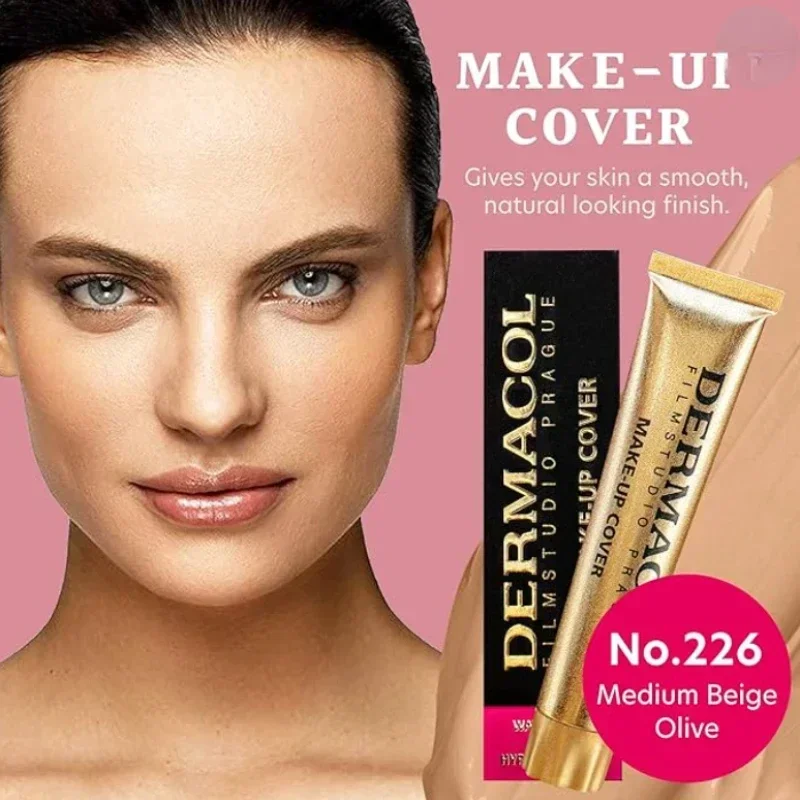 Bronzer 30g Full Coverage Concealer To Hide Spots on Face To Hide Acne Mark Tattoo Czech Gold Tube Foundation