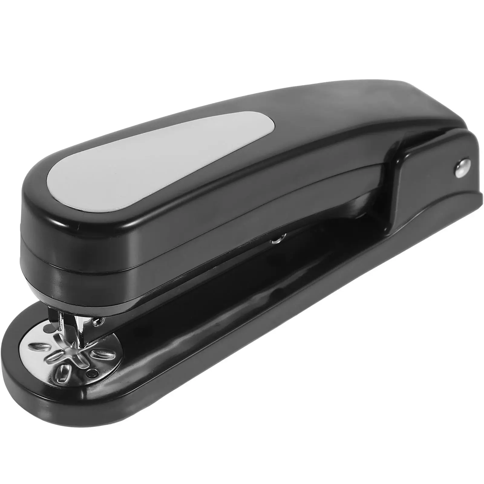 1pcs 360 Degree Rotary Stapler Lightweight Office Desk Plastic Home Student School Use Multi Sheet Paper Binding