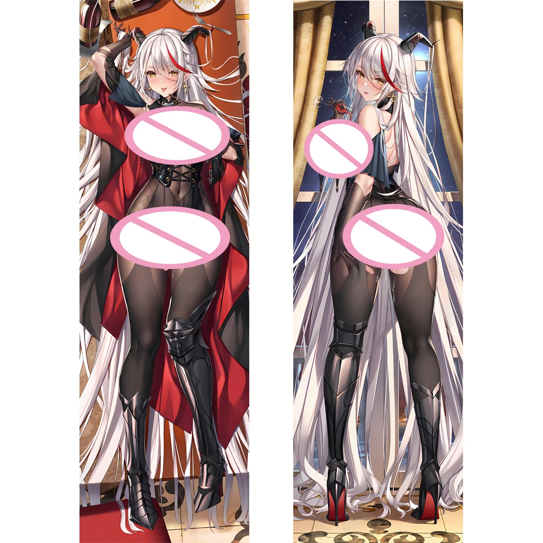 

Dakimakura Anime Pillow Case Azur Lane KMS Ägir Double-sided Print Of Life-size Body Pillowcase Gifts Can be Customized