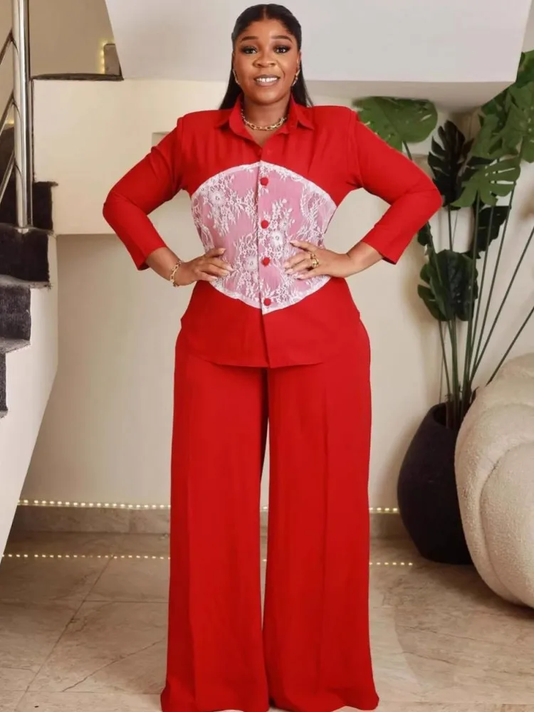 2-teilige Damen-Sets, Dashiki, afrikanisch, Neuheit, Frühling/Herbst, passende Sets, zweiteilige Sets, Oberteile und Hosen, Anzüge, Outfits, Kleidung