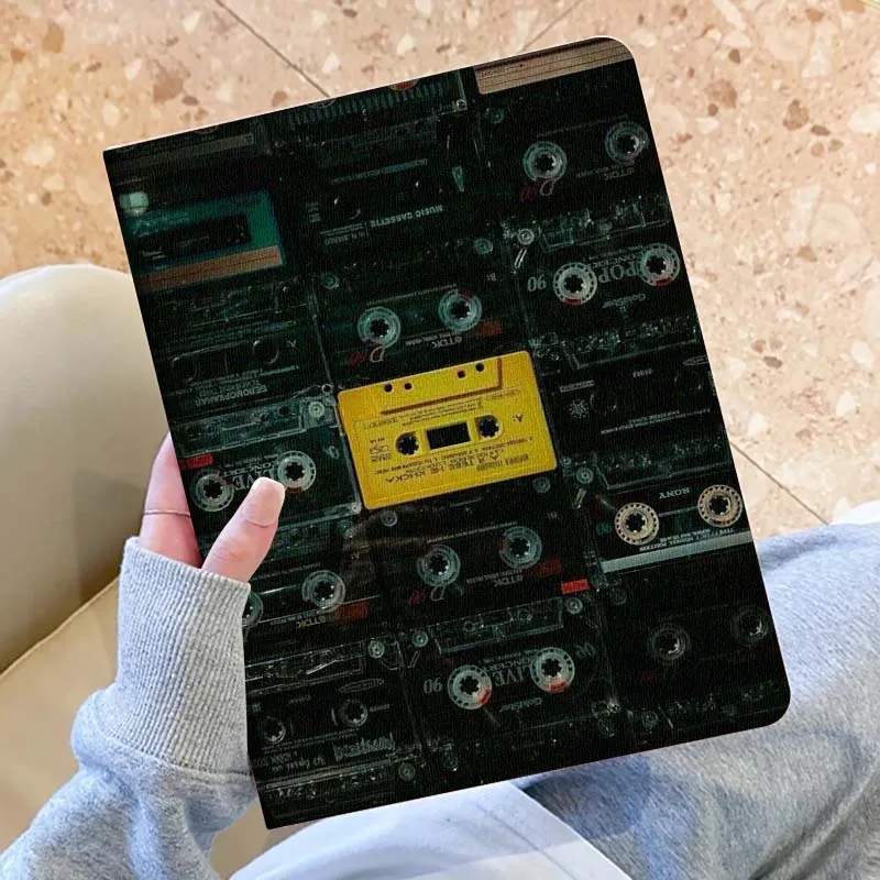 

Желтый чехол-кассета для Samsung Galaxy Tab S10 S9 S8 S7 Lite FE Plus, устойчивый к царапинам, с отсеком для стилуса, подарочный чехол для планшета