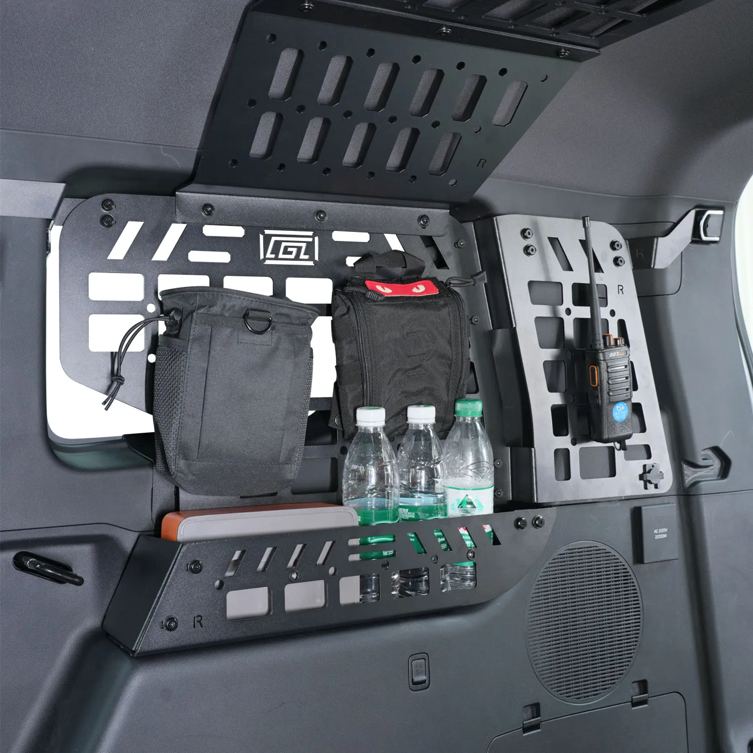 For Jetour G700 2026 Off Road Trunk Expansion Rear Window Molle Panel Storage Rack Aluminum Side Window Modular Cargo Organizer