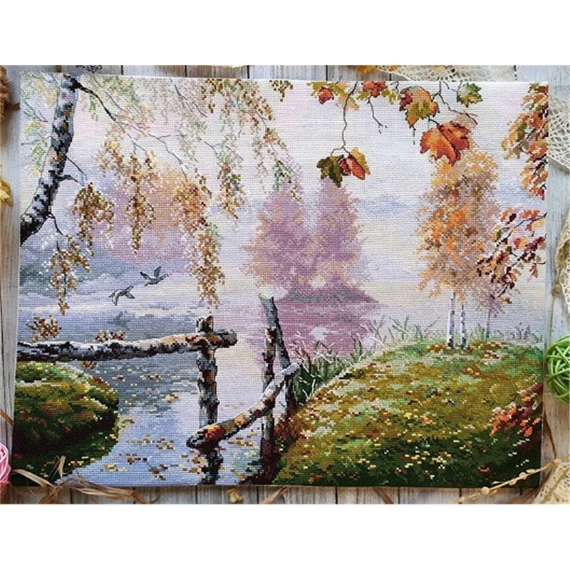 ZZ5901 Cross Stitch Kits Cross-stitch Embroidery Kits Cross Stitch Threads For Embroidery Floss Threads For Needlework Homfun