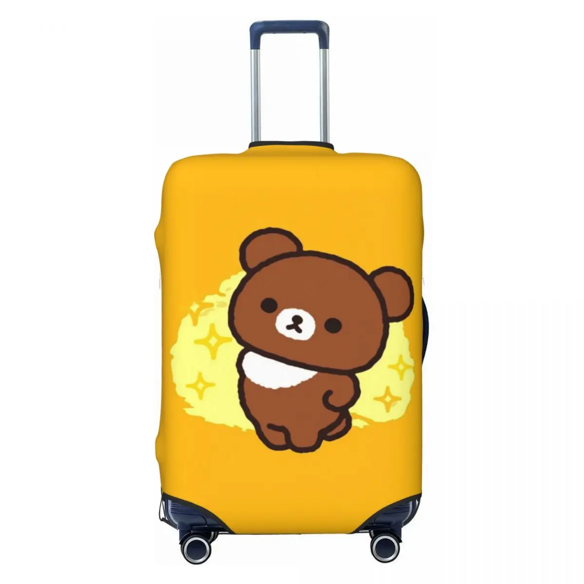 

Custom Rilakkuma Cartoon Travel Luggage Cover Washable Suitcase Cover Protector Fit 18-32 Inch