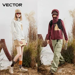 VECTOR Men Woman Windproof Hiking Jacket Waterproof Outdoor Sportswear UPF40+ Breathable Coat Camping and Outdoor Hiking