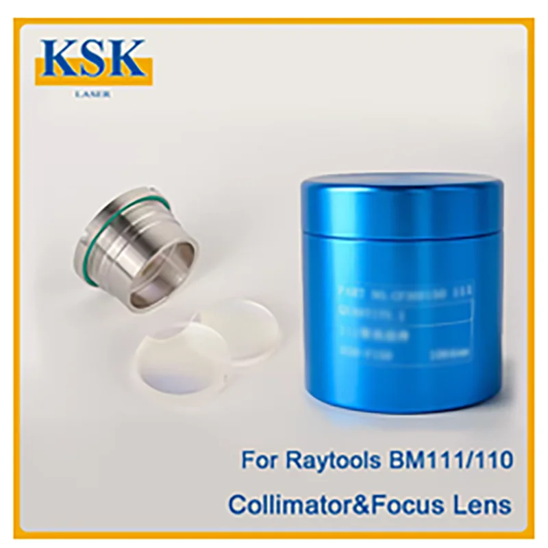 Raytools BM111 Focus Lens Focusing Lens Collimator Lens With Holder D30 F75/100/155/200mm For BM110 BM111 Head