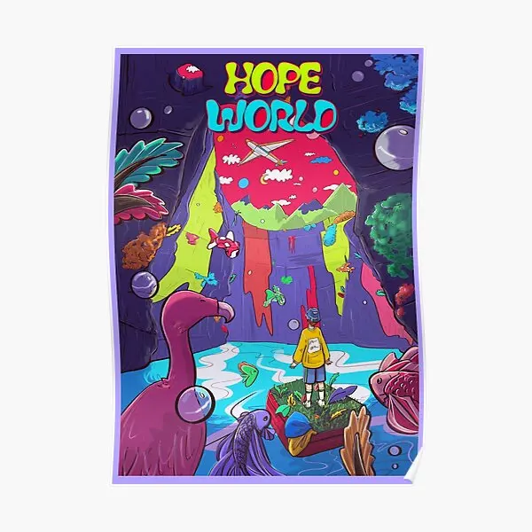 Hope World  Poster Painting Wall Decoration Decor Room Home Funny Print Picture Mural Art Modern Vintage No Frame